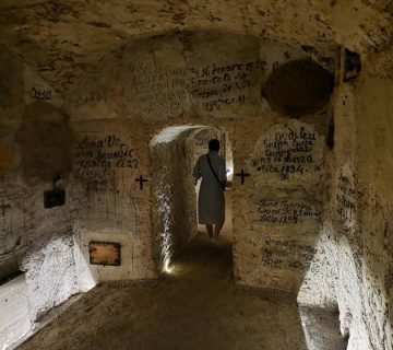 Walking through the town of the dead (Image: Blaženka Ljubović