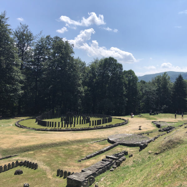View from the top terrace at Sarmizegetusa (Image: Dirk Bennett)