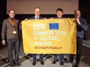 Gergely Timar: Opening ceremony of the IE Conference 2018 ‘Heritage and identity’ with EU Commissioner Tibor Navracsics (2nd from left) in Kőszeg, Hungary Gergely Timar: Opening ceremony of the IE Conference 2018 ‘Heritage and identity’ with EU Commissioner Tibor Navracsics (2nd from left) in Kőszeg, Hungary
